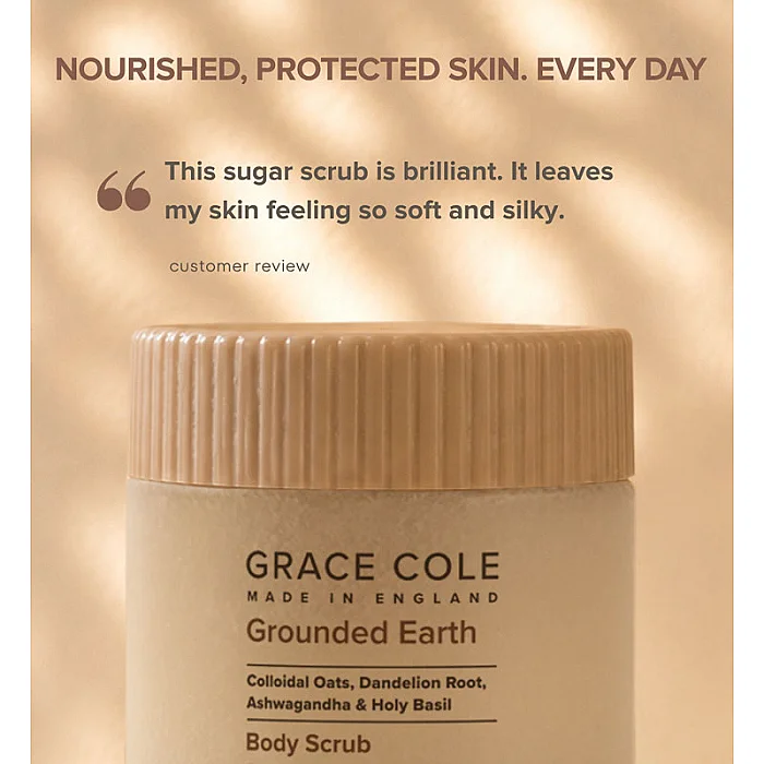 Scrub de corp cu Ovaz si Ashwagandha Grounded Earth Body Scrub