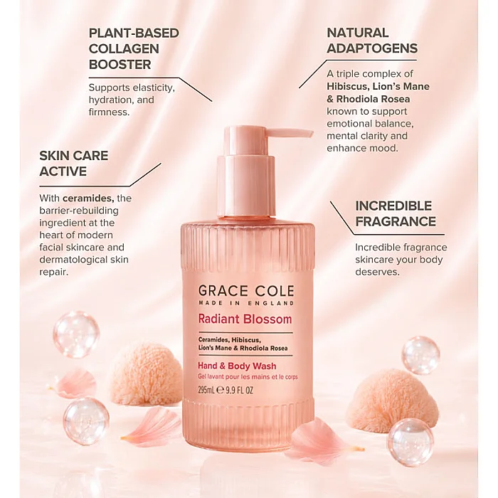 Gel de dus cu Ceramide si Hibiscus Radiant Blossom Hand&Body Wash