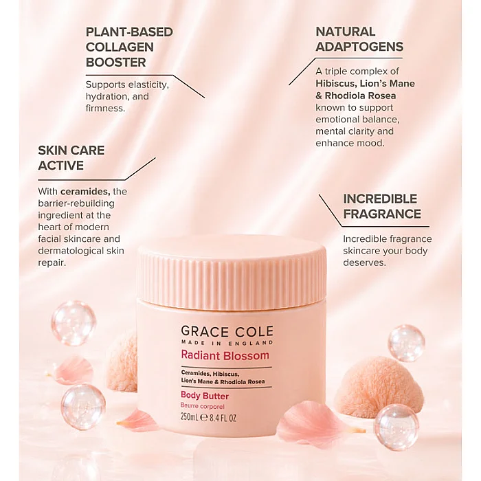Unt de corp cu Ceramide si Hibiscus Radiant Blossom Body Butter