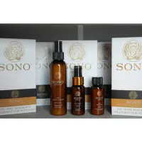 Set pentru hidratarea si repararea parului Trio Kit Argan & Gold Collection
