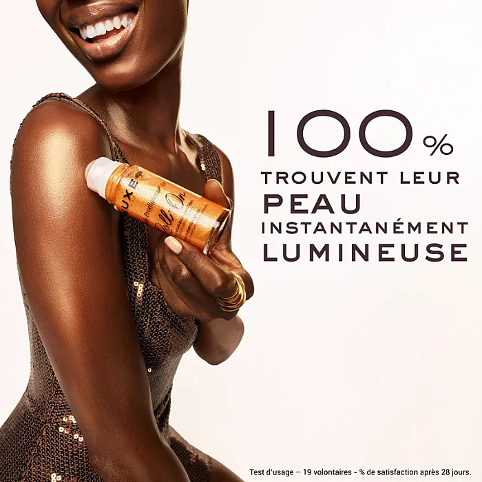 Ulei Roll-On multifunctional cu particule stralucitoare pentru fata, corp si par huile prodigieuse or