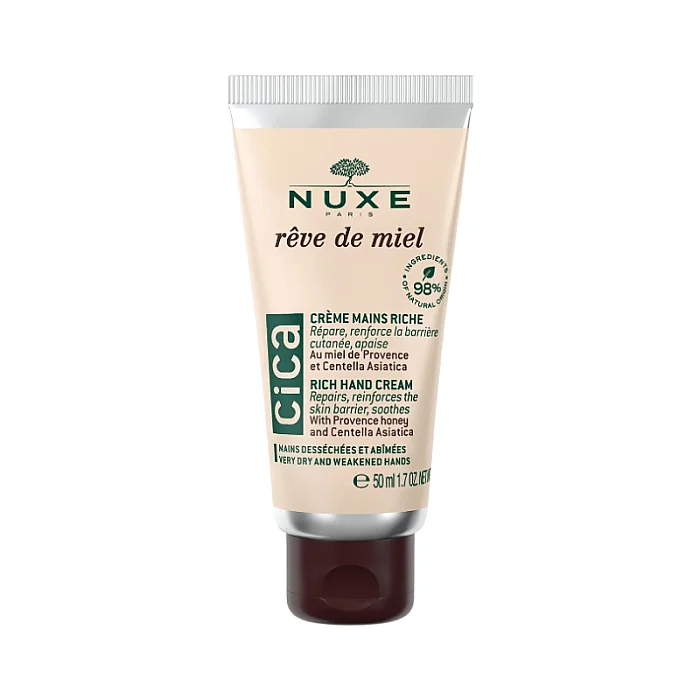 Crema reparatoare de maini pentru pielea foarte uscata si suprasolicitata Reve de miel Cica Rich Hand Cream