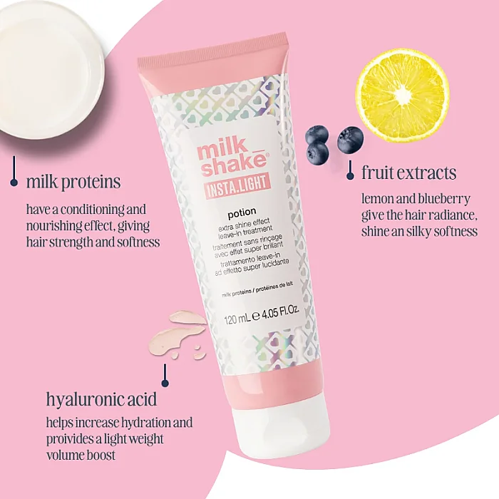 Crema leave-in pentru stralucire intensa Insta Light Potion