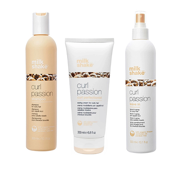 Pachet pentru par cret sau ondulat curl passion - sampon 300ml, balsam leave-in 300ml, crema 200ml