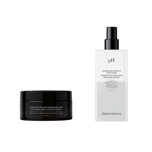 Pachet par uscat deep moisture - masca 200ml, leave-in 250ml